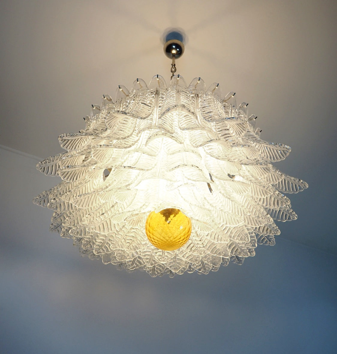 Murano Lysekrone | 100 Klare Felciglass