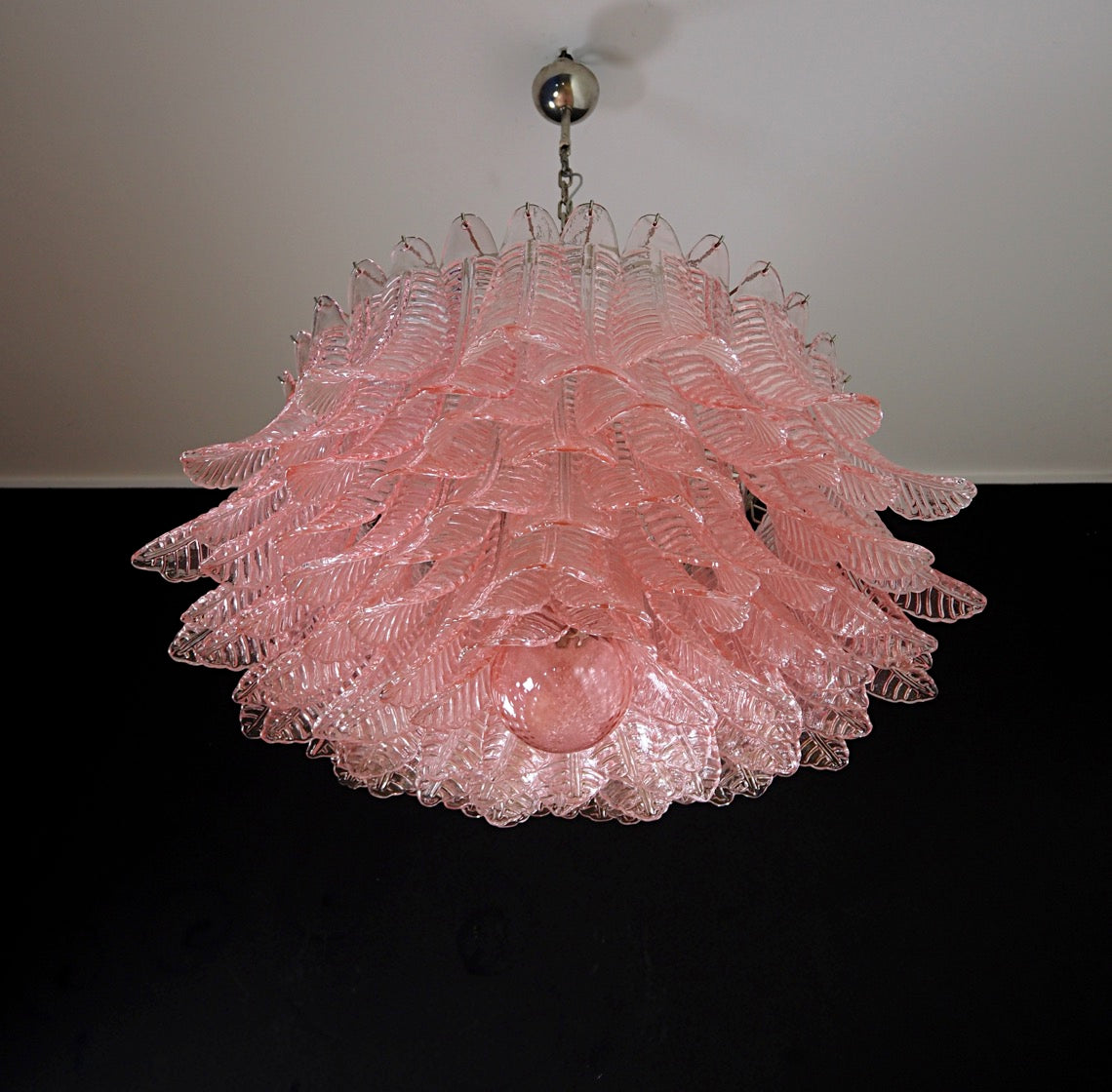 Murano Lysekrone | 100 Rosa Felciglass
