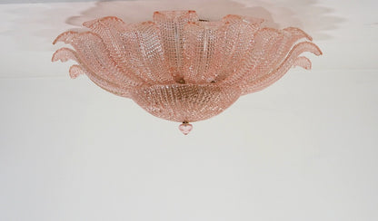 Murano Lysekrone | 24 Rosa Barovier