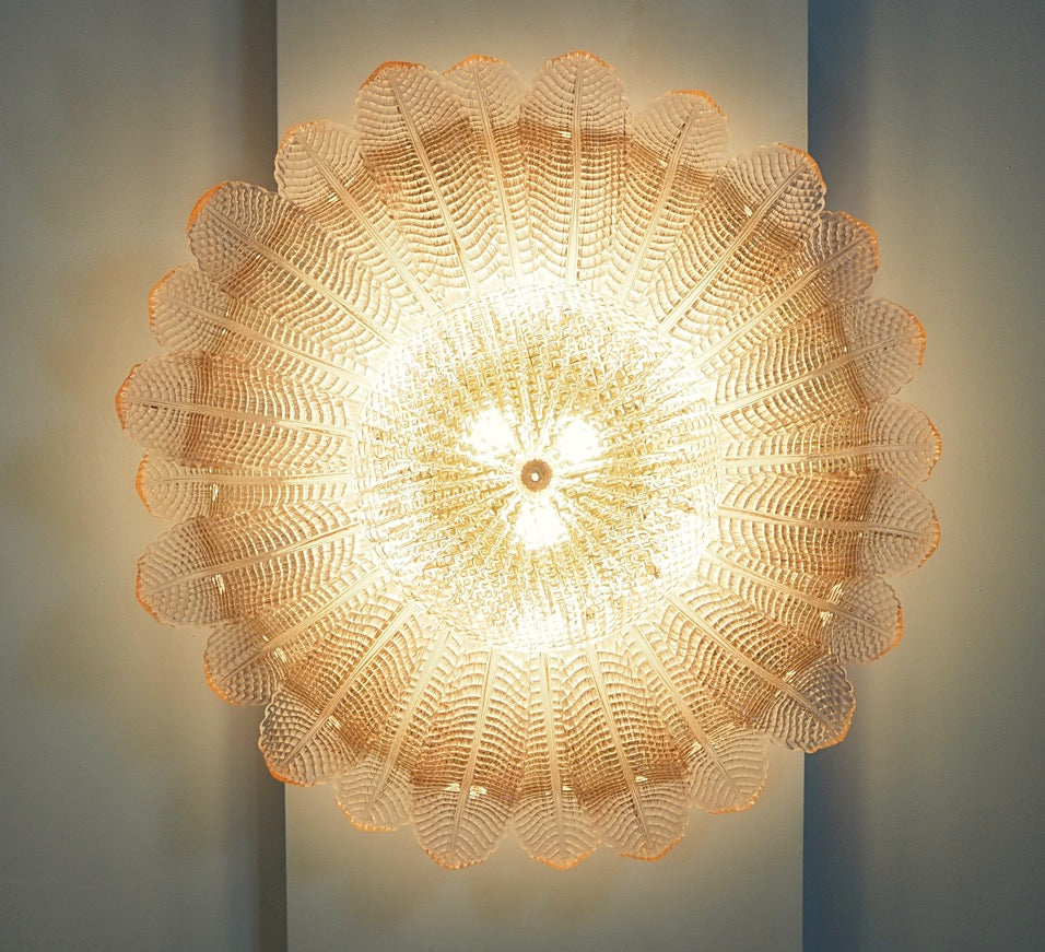 Murano Lysekrone | 24 Rosa Barovier