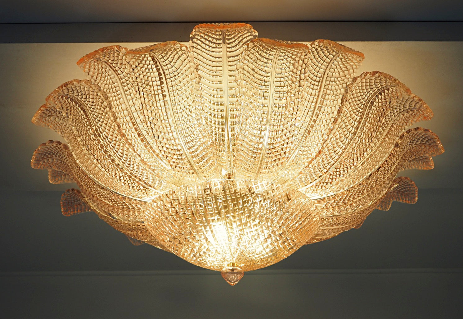 Murano Lysekrone | 24 Rosa Barovier