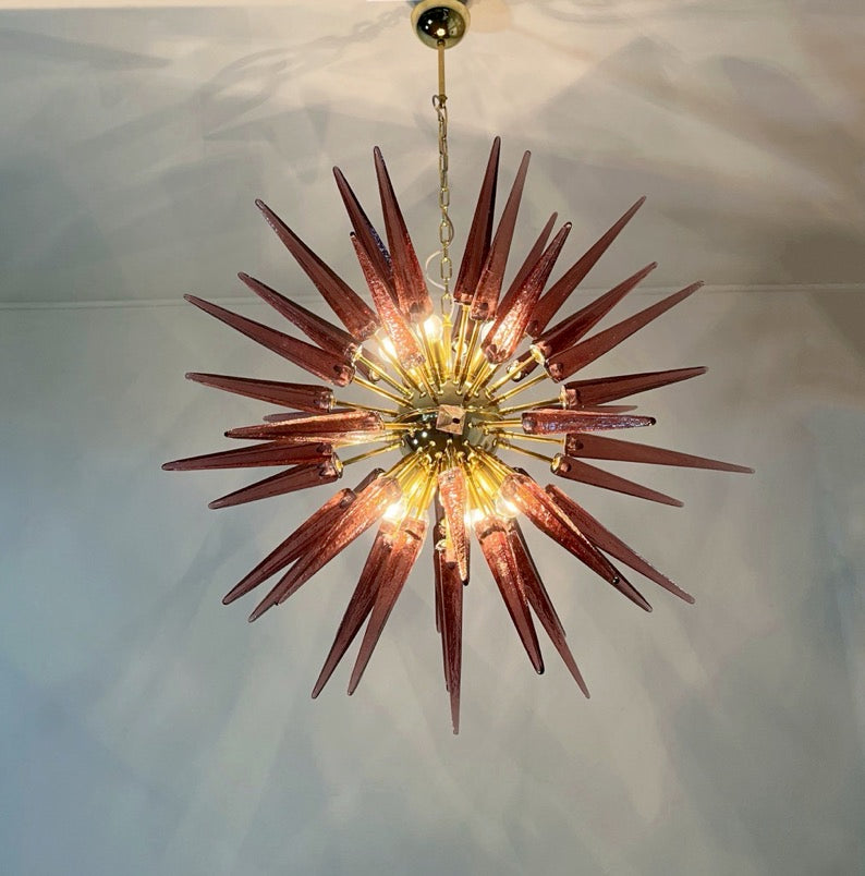 Lustre Murano – 51 Sputnik Violet – détail 8 – Murano Classics