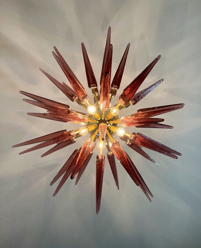 Lustre Murano – 51 Sputnik Violet – détail 4 – Murano Classics