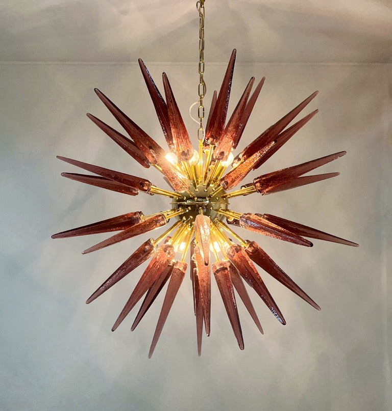 Lustre Murano – 51 Sputnik Violet – détail 10 – Murano Classics