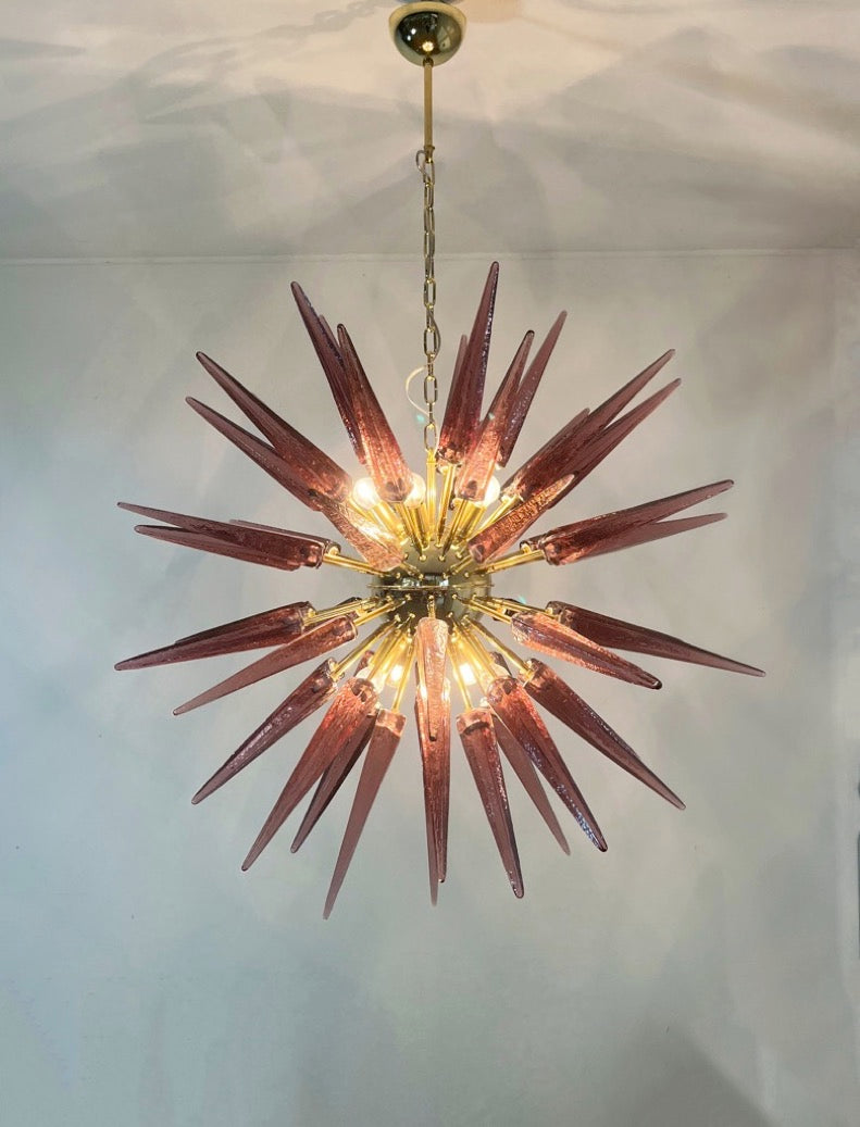Lustre Murano – 51 Sputnik Violet – détail 9 – Murano Classics
