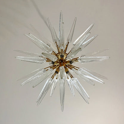 Murano Lysekrone | 51 Klare Sputnik