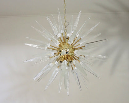 Murano Lysekrone | 51 Klare Sputnik