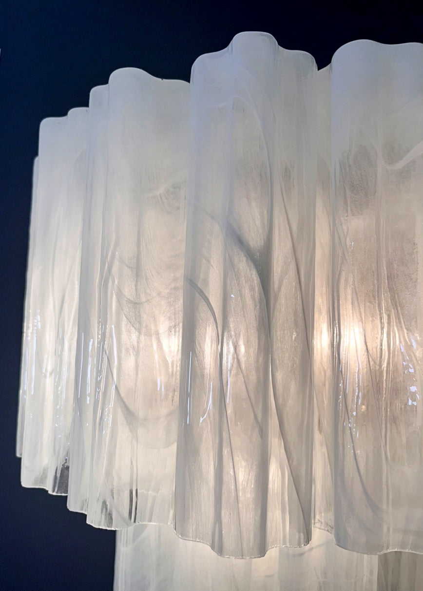 Murano Wall Lamp – 13 Alabaster White Tube Glass – detail 5 – Murano Classics