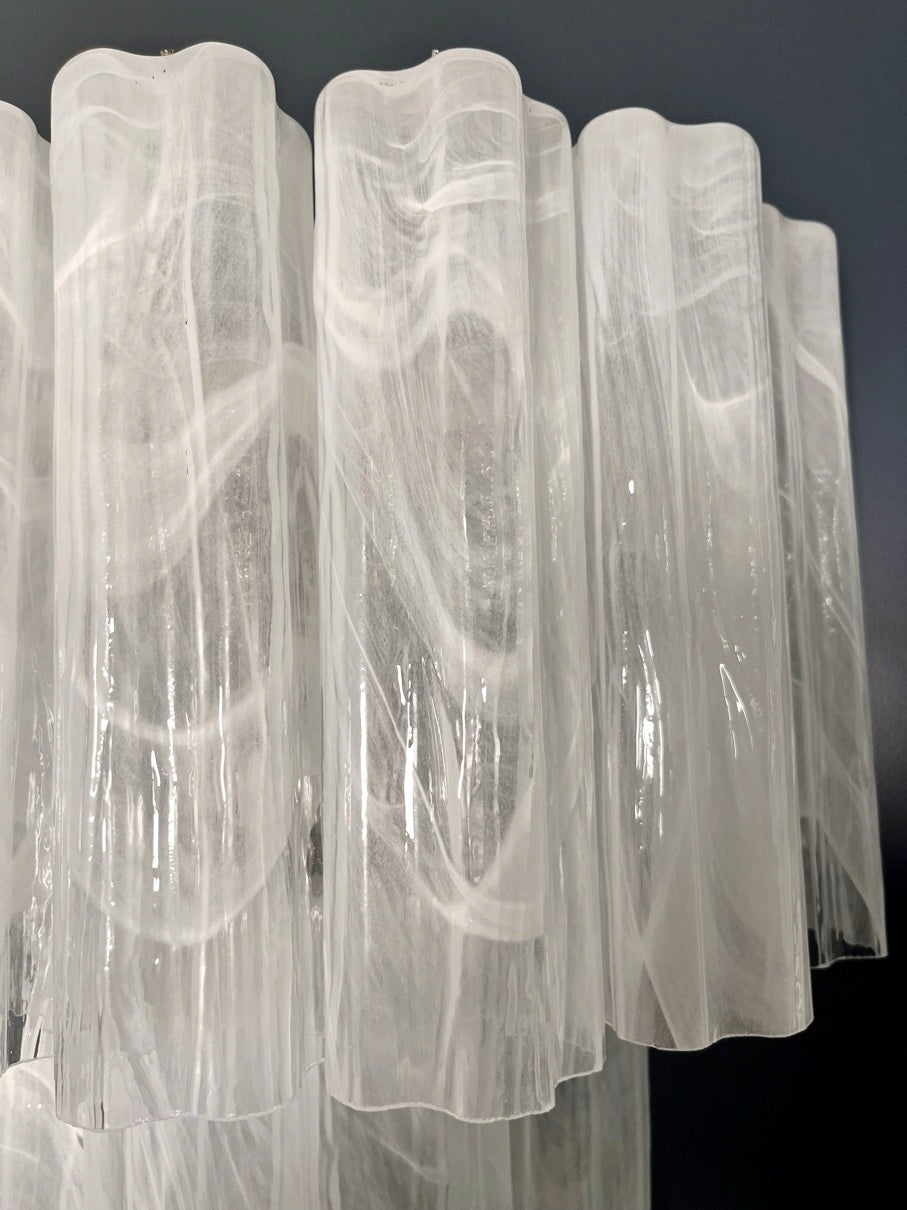 Murano Wall Lamp – 13 Alabaster White Tube Glass – detail 8 – Murano Classics