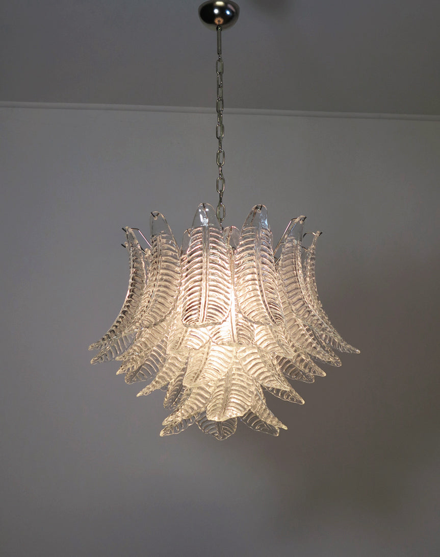 Murano Lysekrone | 36 Klare Felciglass