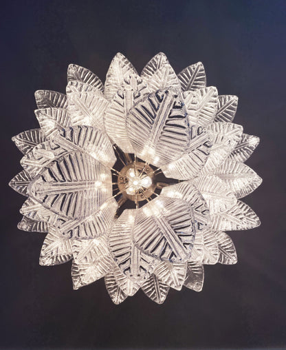 Murano Lysekrone | 52 Klare Felciglass