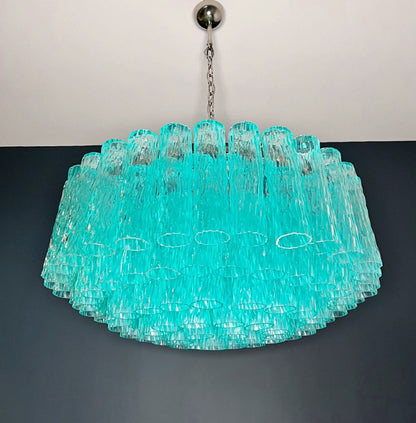 Murano Lysekrone | 101 Turkise Rørglass