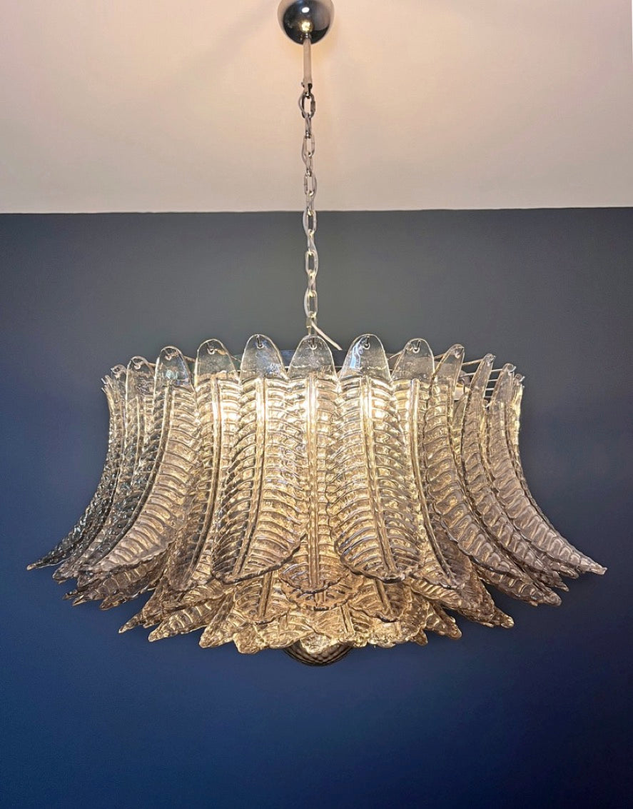 Murano Lysekrone – 100 Røykfargede Felciglass – detalj 6 – Murano Classics