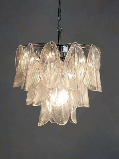 Murano Lysekrone | 23 Klare Rondiniglass