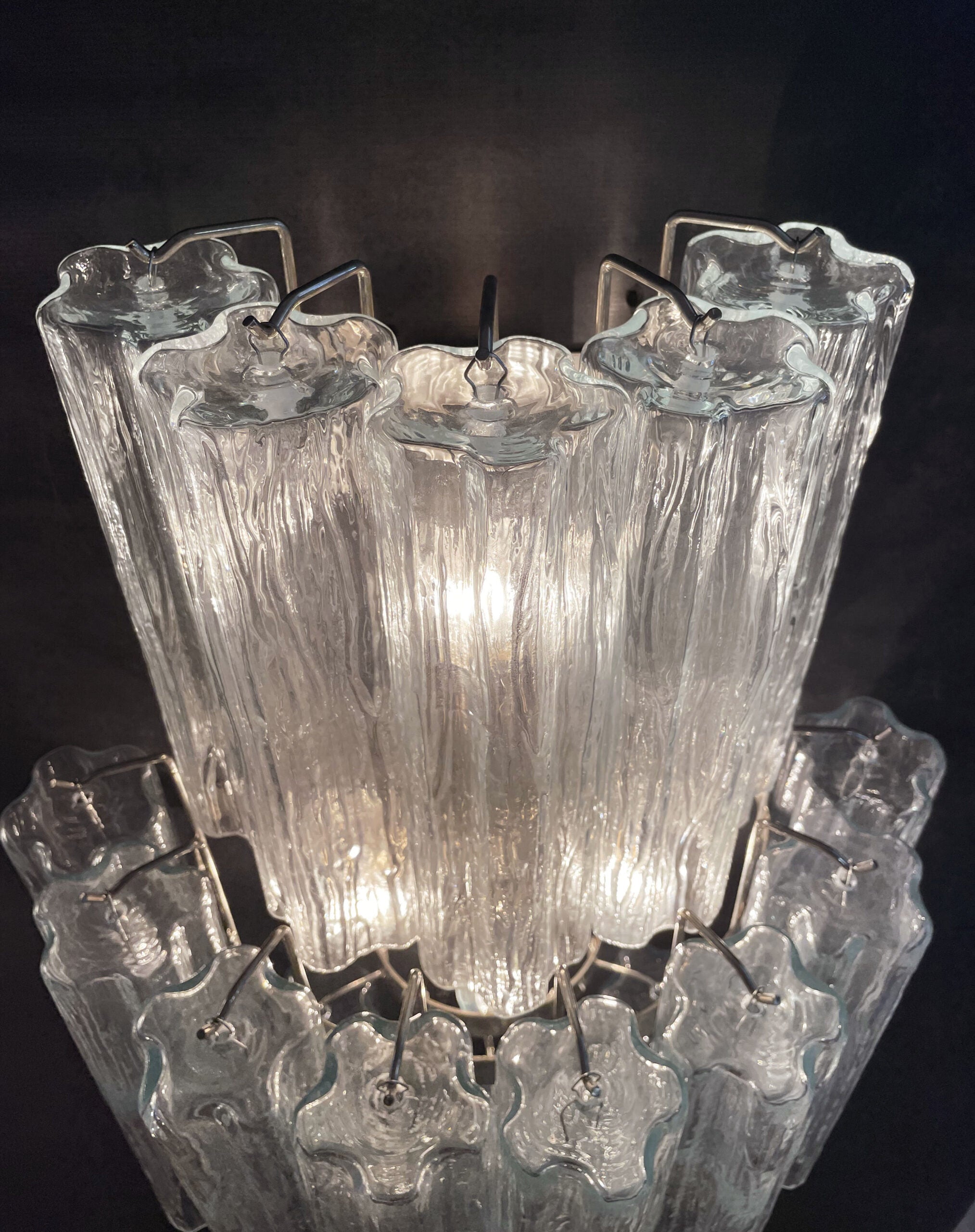 Murano Wandlamp – 18 Helder Prismaglas – Set van 2 – detail 11 – Murano Classics