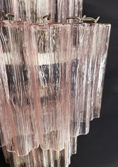 Murano Vegglampe | 18 Rosa Prismeglass | 1 par