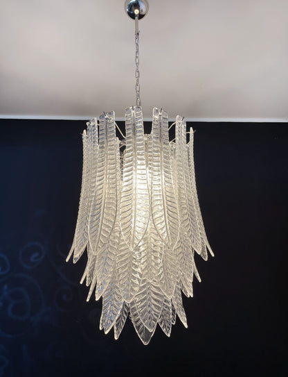 Murano Lysekrone | 41 Klare Felciglass