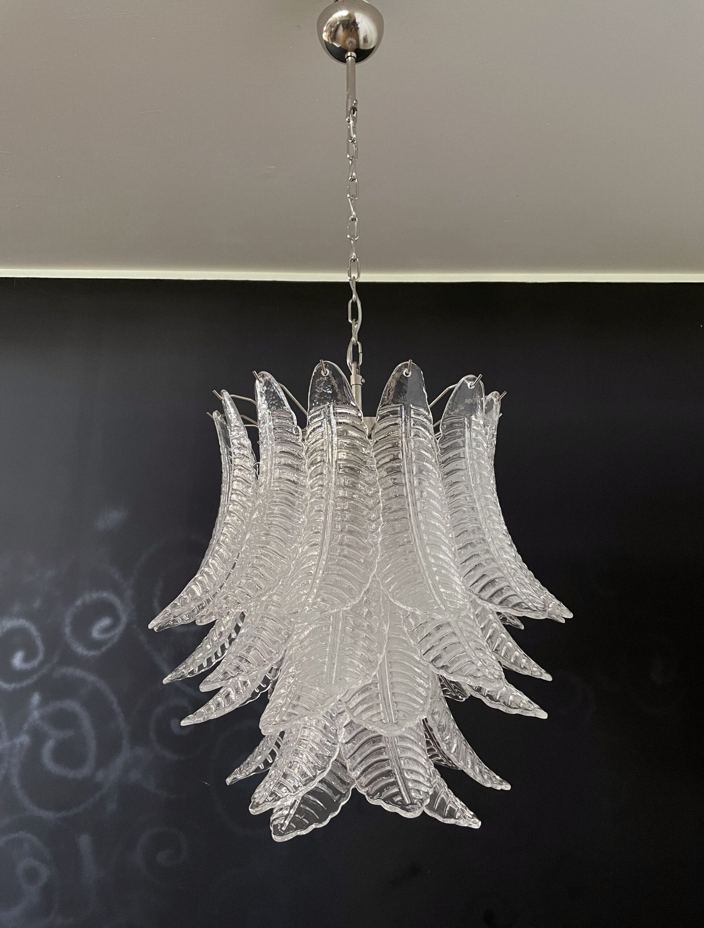 Murano Lysekrone | 41 Klare Felciglass