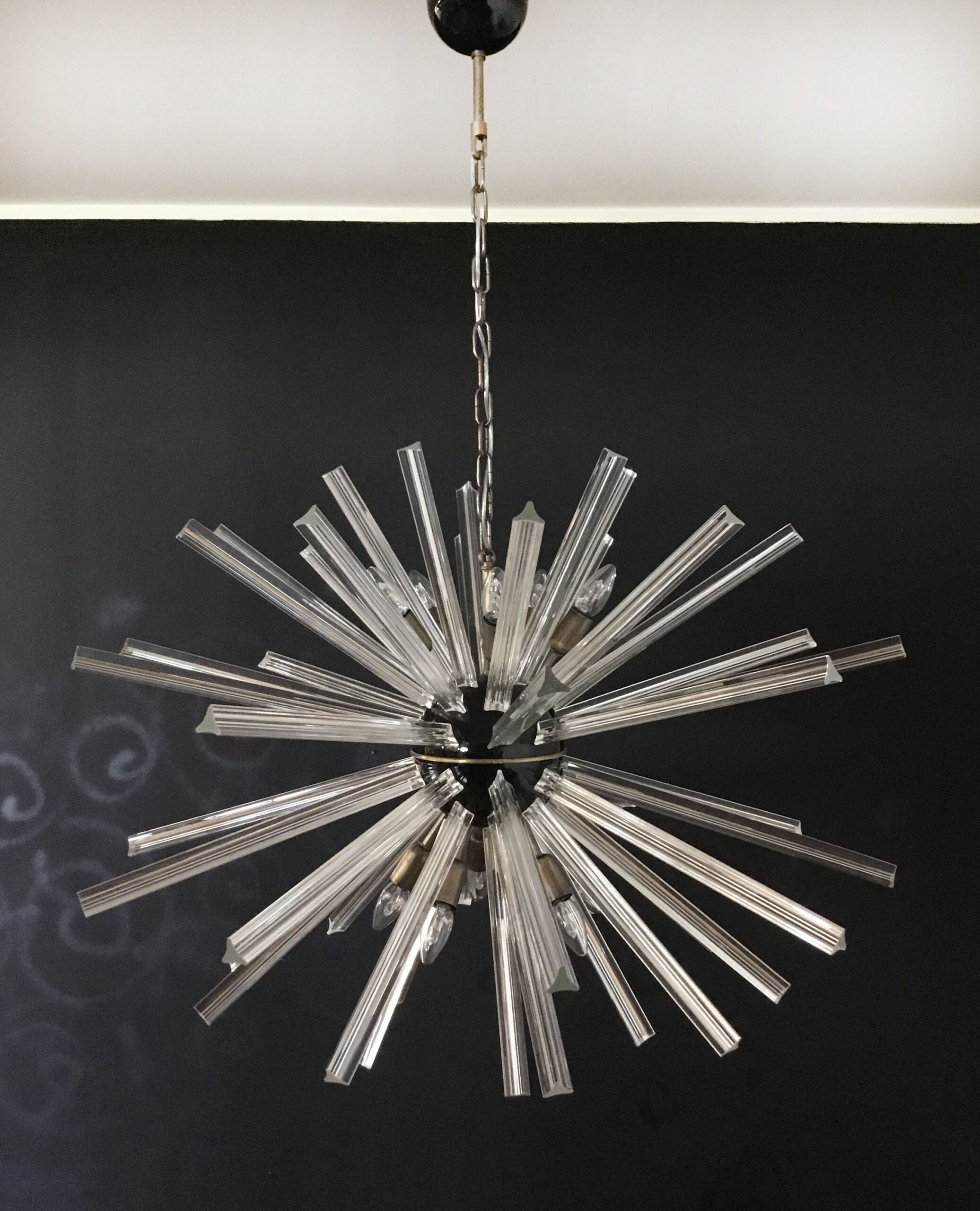 Lustre Murano – 50 Sputnik Transparent – détail 7 – Murano Classics