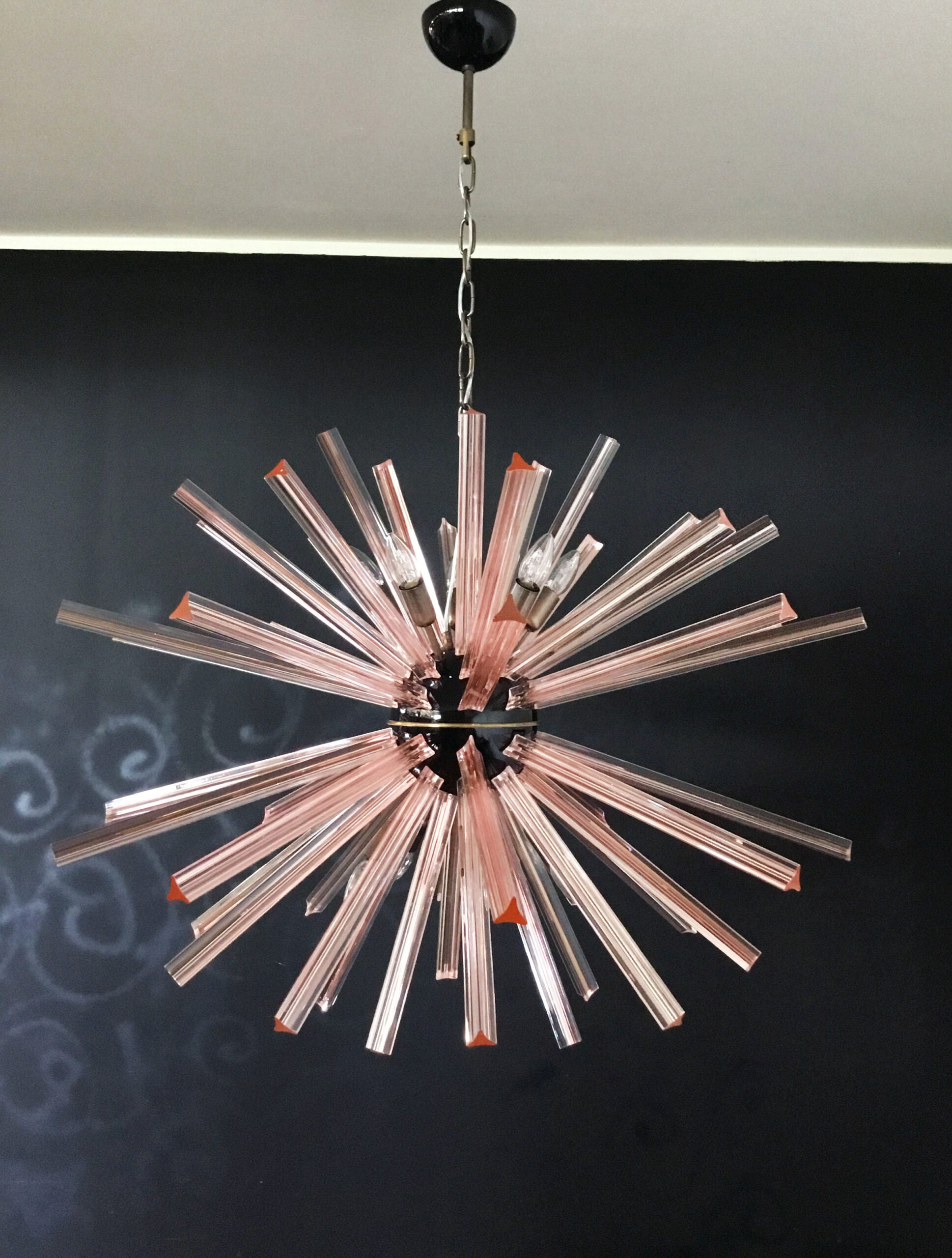 Murano Kroonluchter – 50 Roze Sputnik – Murano Classics
