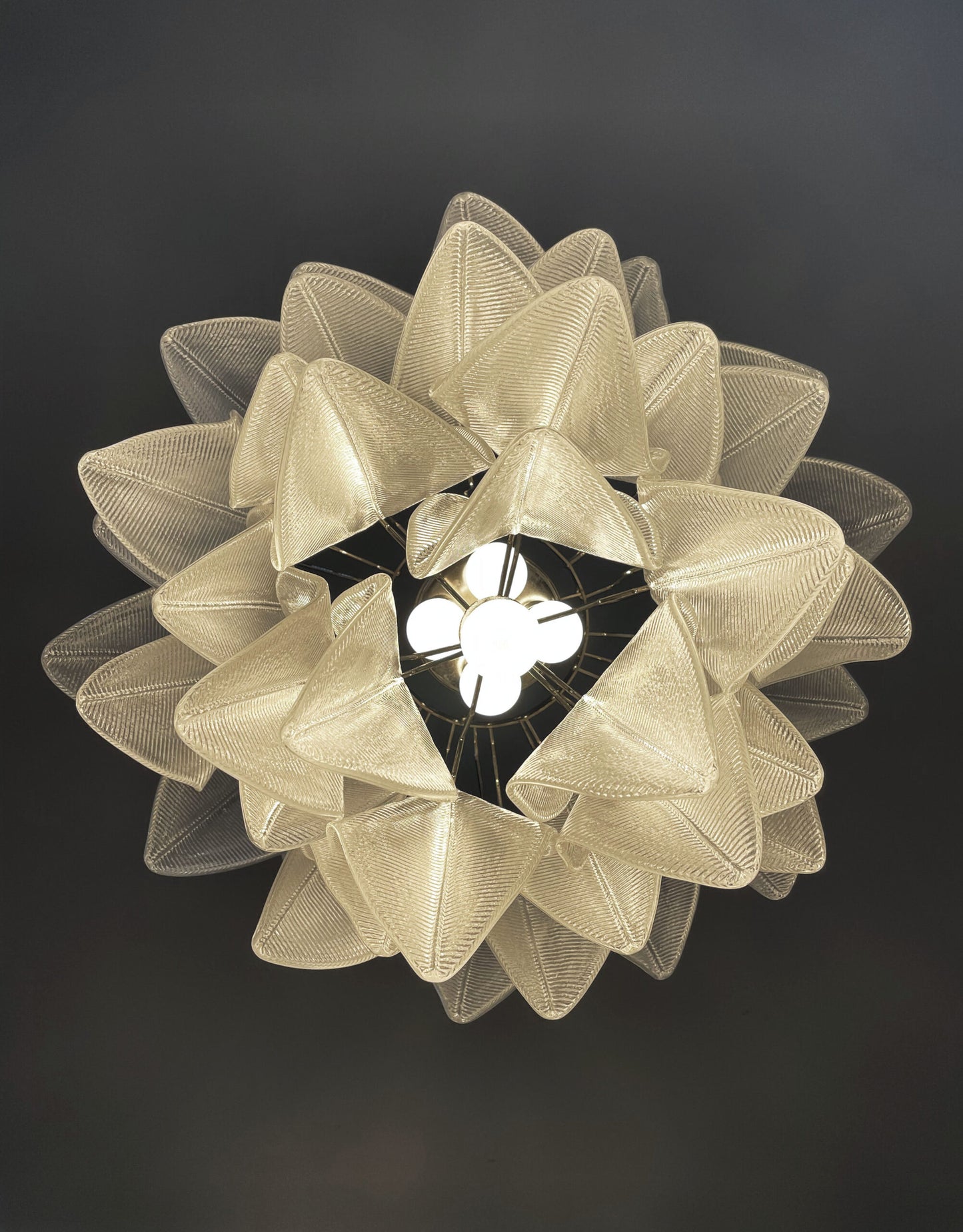 Murano Lysekrone | 41 Klare Rondiniglass