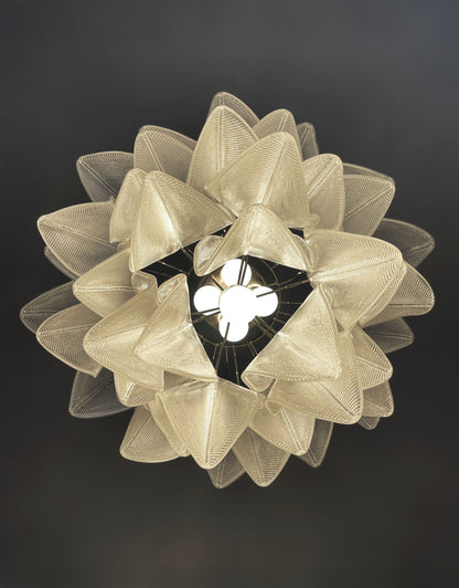 Murano Lysekrone | 41 Klare Rondiniglass