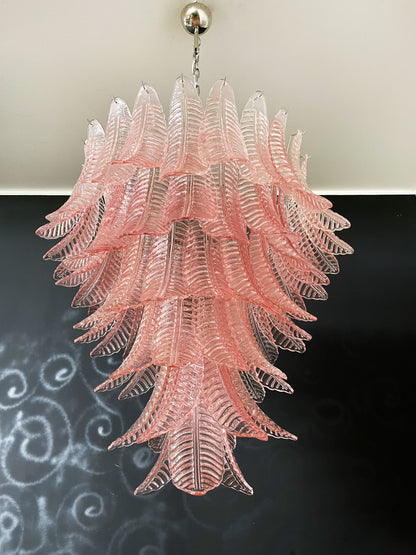 Murano Lysekrone | 75 Rosa Felciglass