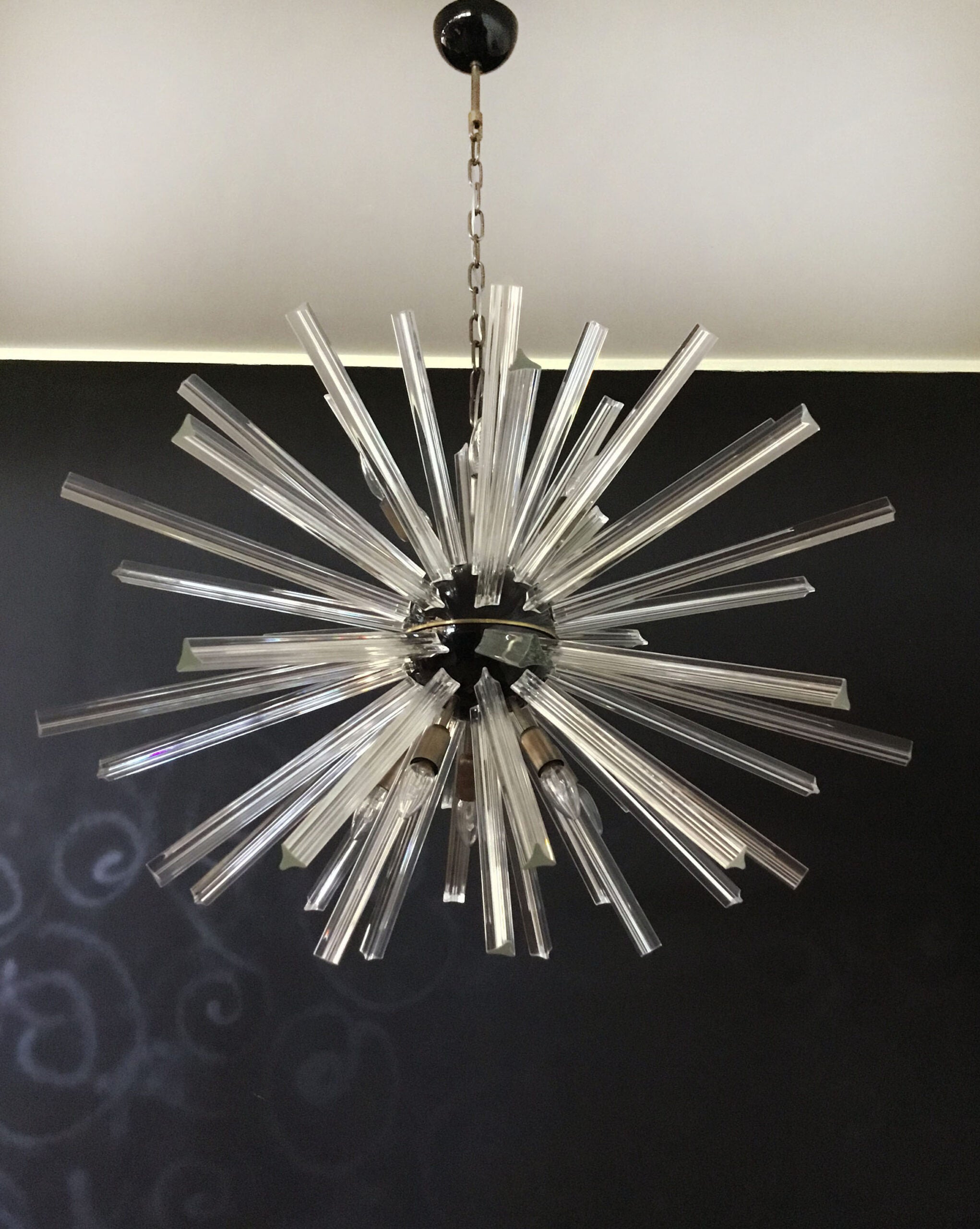 Lustre Murano – 50 Sputnik Transparent – détail 9 – Murano Classics