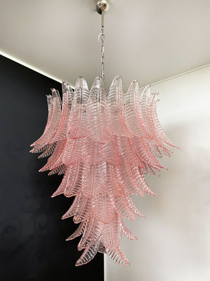 Murano Lysekrone | 75 Rosa Felciglass