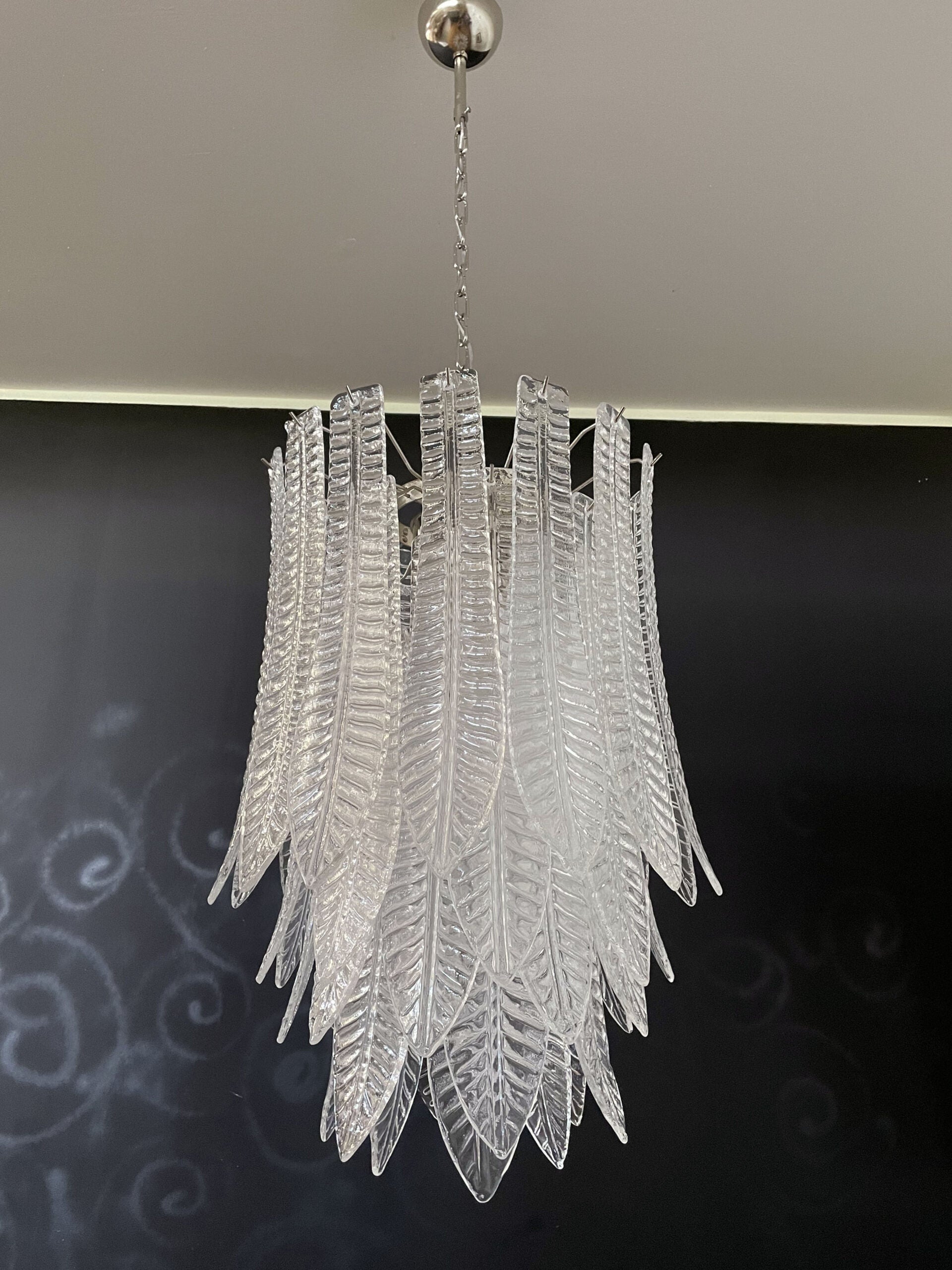 Murano Lysekrone | 41 Klare Felciglass