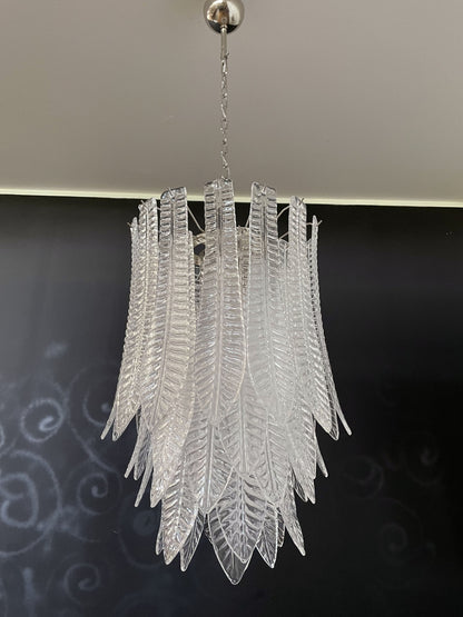 Murano Lysekrone | 41 Klare Felciglass