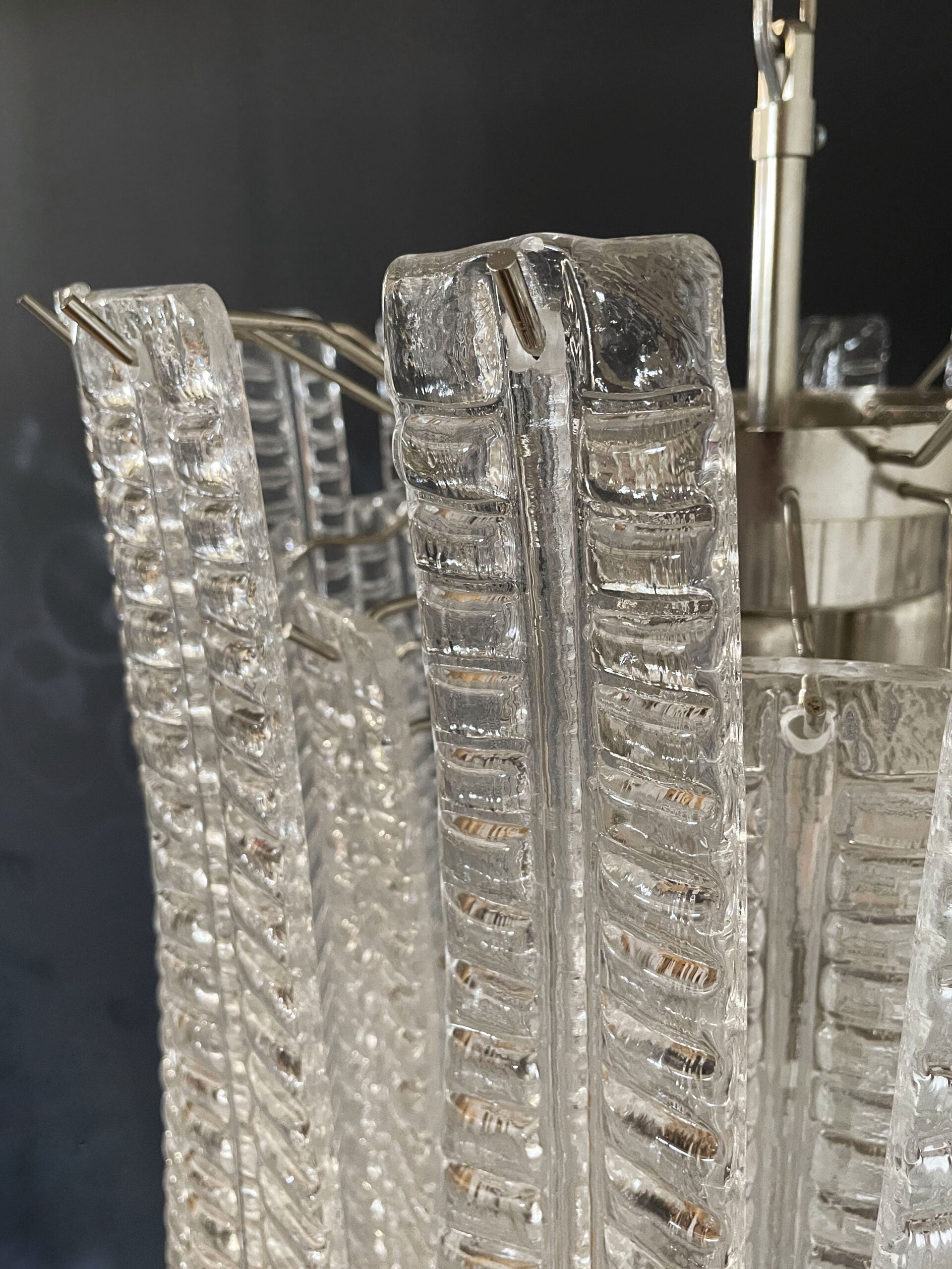 Murano Lysekrone | 41 Klare Felciglass