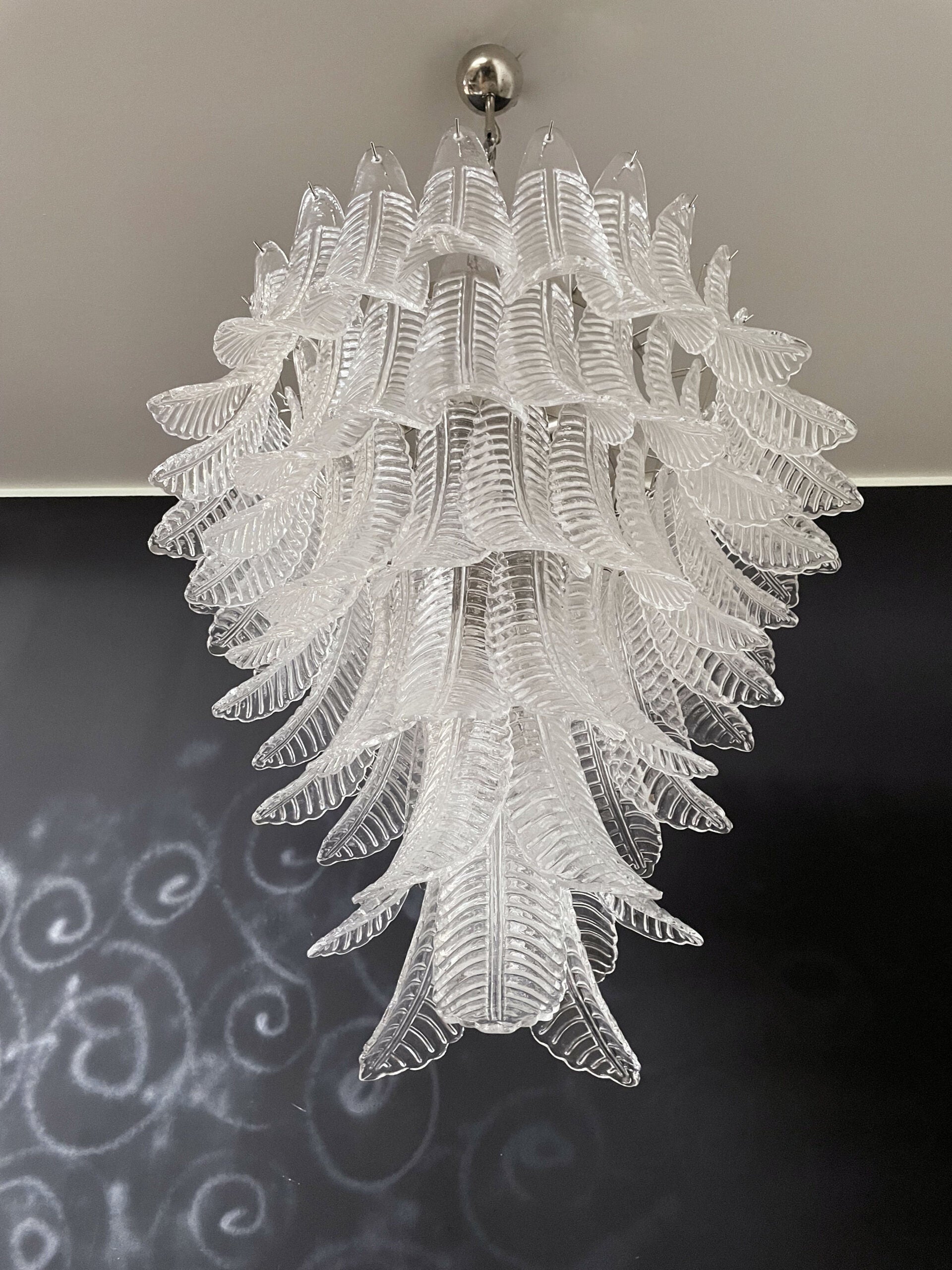 Murano Lysekrone | 75 Klare Felciglass