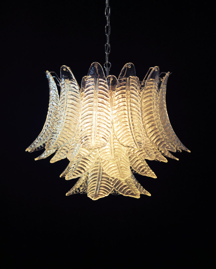 Murano Lysekrone | 36 Klare Felciglass