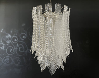 Murano Lysekrone | 41 Klare Felciglass