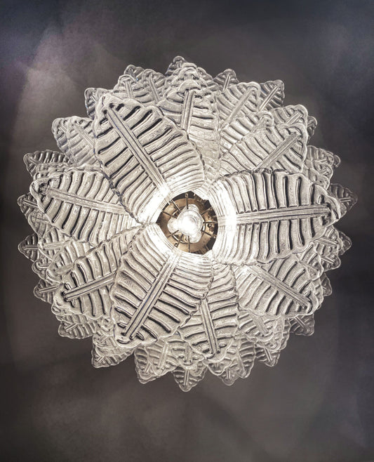 Murano Lysekrone | 75 Klare Felciglass