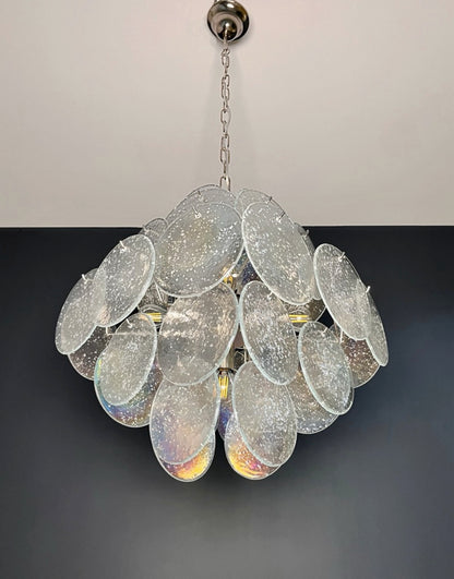 Murano Lysekrone | 36 Iris Diskglass