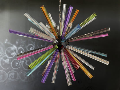 Murano Lysekrone | 50 Multifarge Sputnik