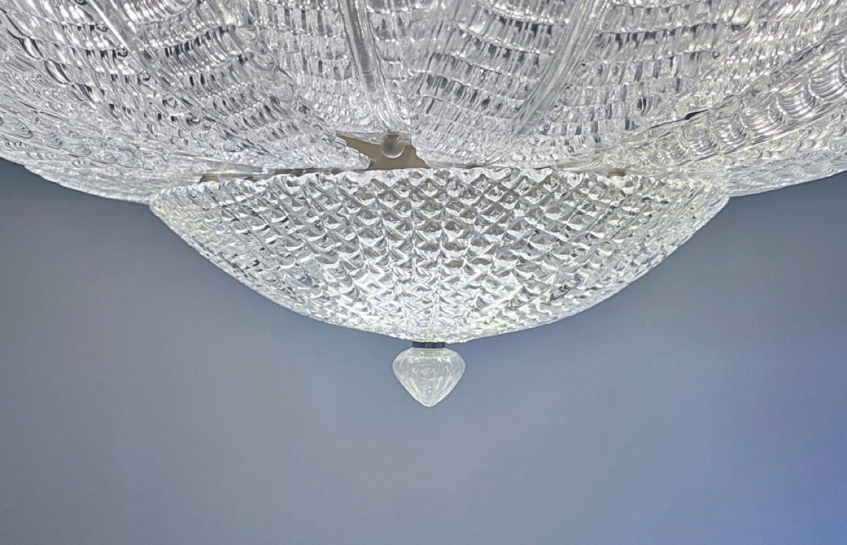 Rare Flower Ceiling Lamp – Murano Art Glass