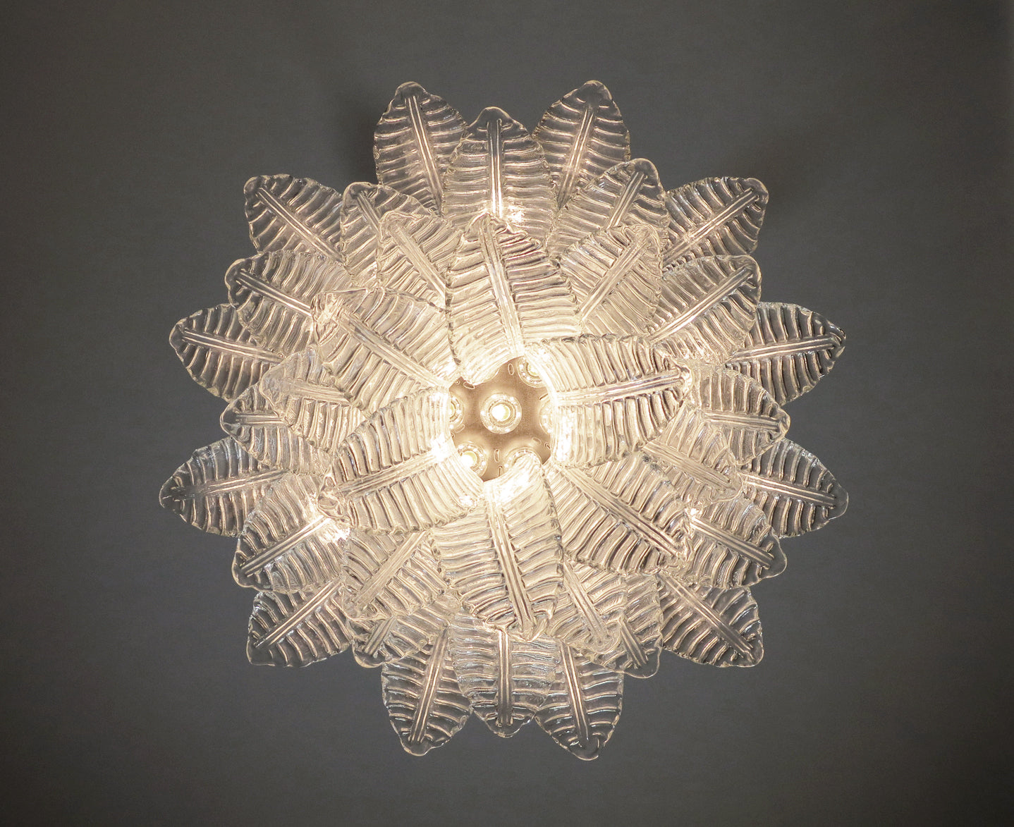 Murano Lysekrone | 36 Klare Felciglass