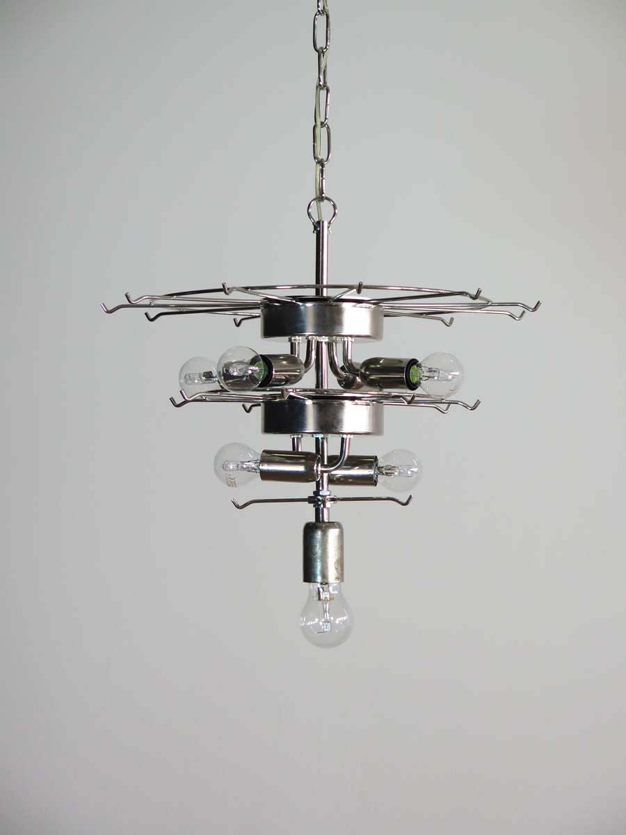Murano Lysekrone – 23 Klare Rondiniglass – detalj 4 – Murano Classics