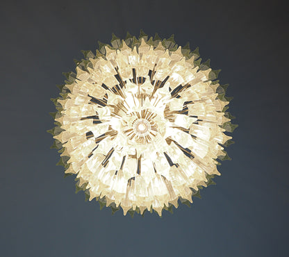 Murano Chandelier | 187 Clear Prism glass