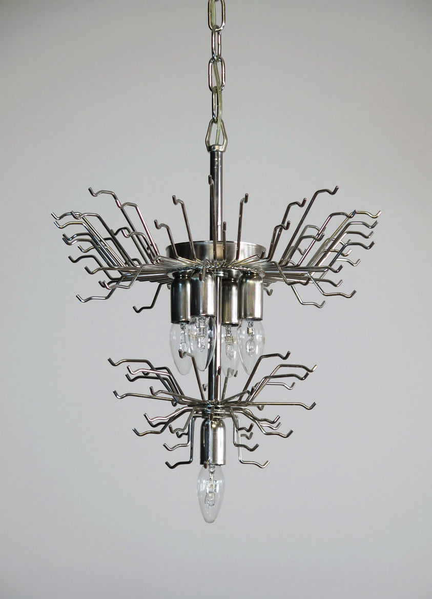 Lampadario Murano – 92 Vetri a Prismi Trasparenti – dettaglio 10 – Murano Classics