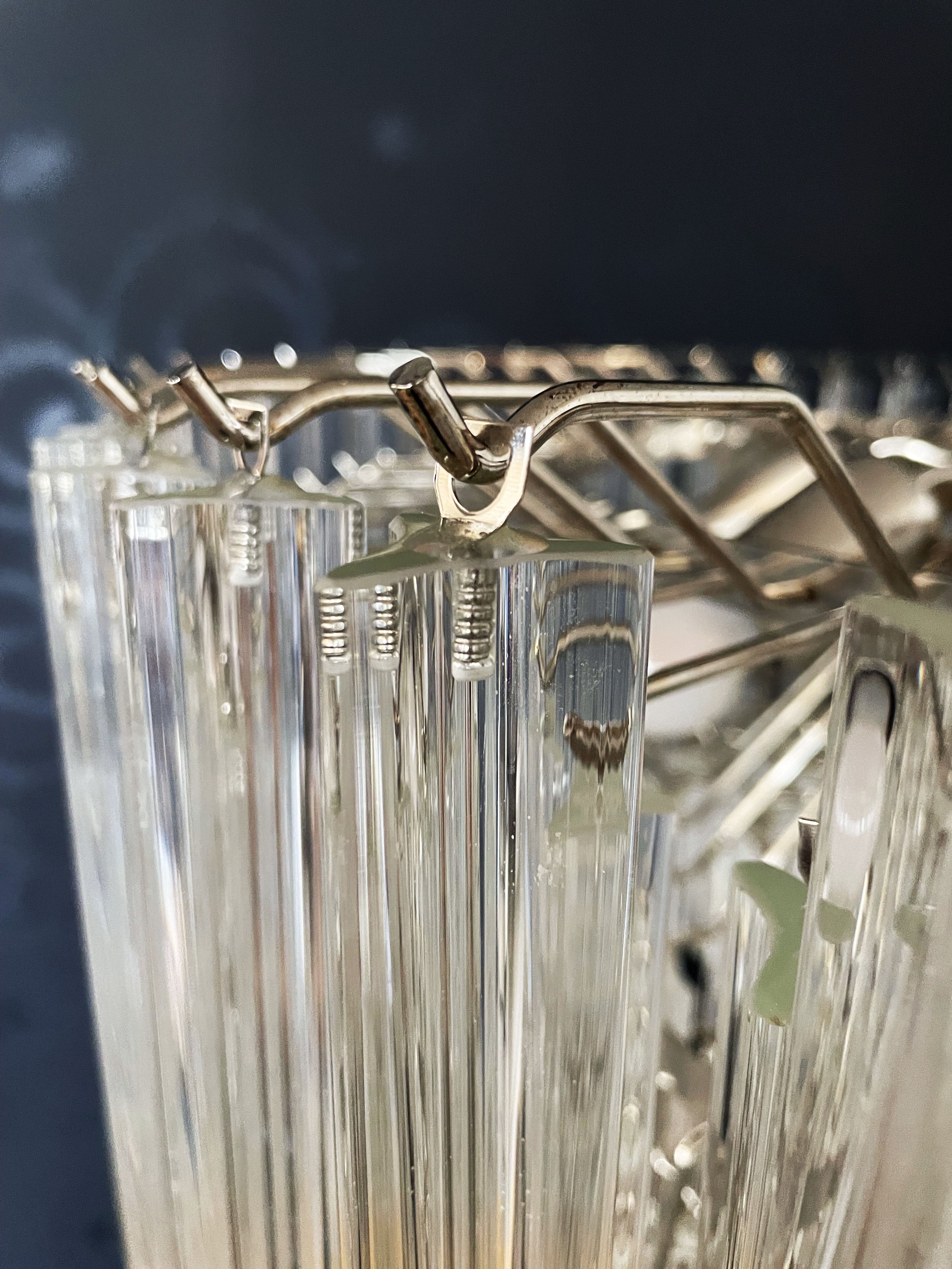 Lampadario Murano – 265 Vetri a Prismi Trasparenti – dettaglio 6 – Murano Classics