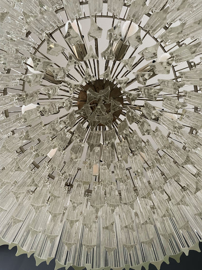 Murano Chandelier | 265 Clear Prism glass