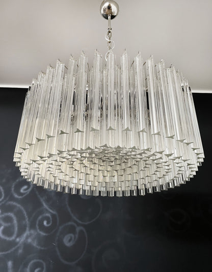 Murano Chandelier | 265 Clear Prism glass