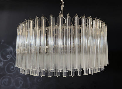 Murano Chandelier | 265 Clear Prism glass