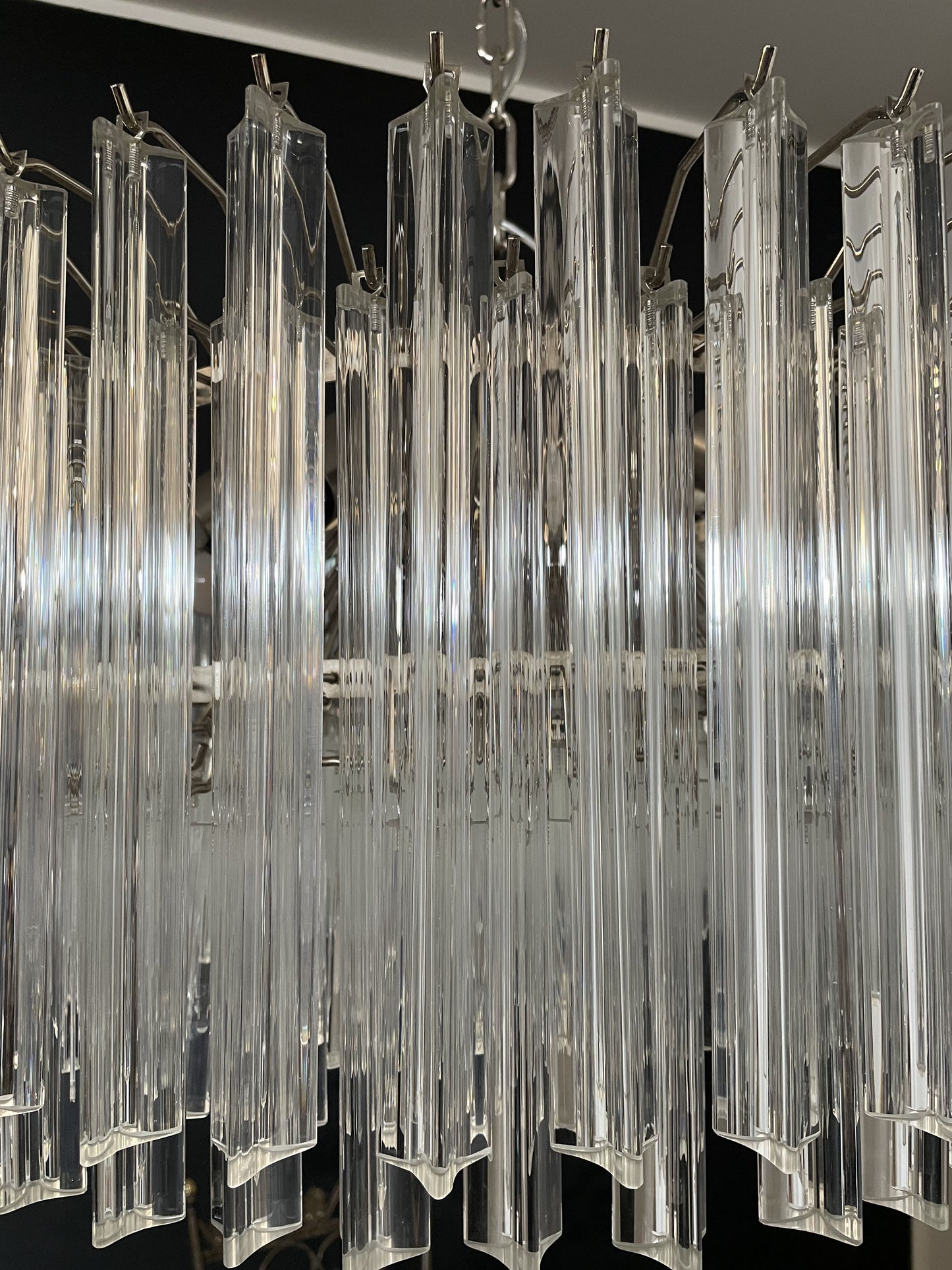 Murano Chandelier | 265 Clear Prism glass