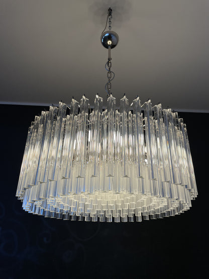 Murano Chandelier | 265 Clear Prism glass