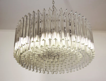 Murano Chandelier | 265 Clear Prism glass